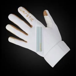 Warstic Sports, Inc WORKMAN3 ADULT & YOUTH BATTING GLOVES "WHITE/BLUE SAGE"