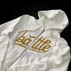 HOODIES & JACKETS OFFICIAL WARSTIC ZIP UP HOODIE (BATTLE) - WHITE