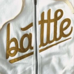 HOODIES & JACKETS OFFICIAL WARSTIC ZIP UP HOODIE (BATTLE) - WHITE
