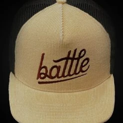 Warstic CORDUROY TRUCKER SNAPBACK KHAKI/TOBACCO (BATTLE) APPAREL