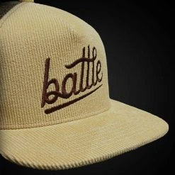 Warstic CORDUROY TRUCKER SNAPBACK KHAKI/TOBACCO (BATTLE) APPAREL