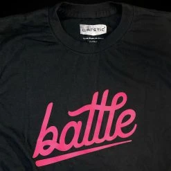 Warstic Sports, Inc BATTLE TEE (BLACK/PINK)