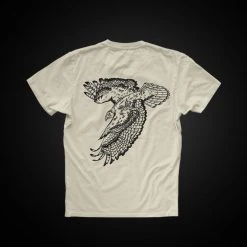 Warstic Sports, Inc DBLHAWK Off-White Hawk Tee