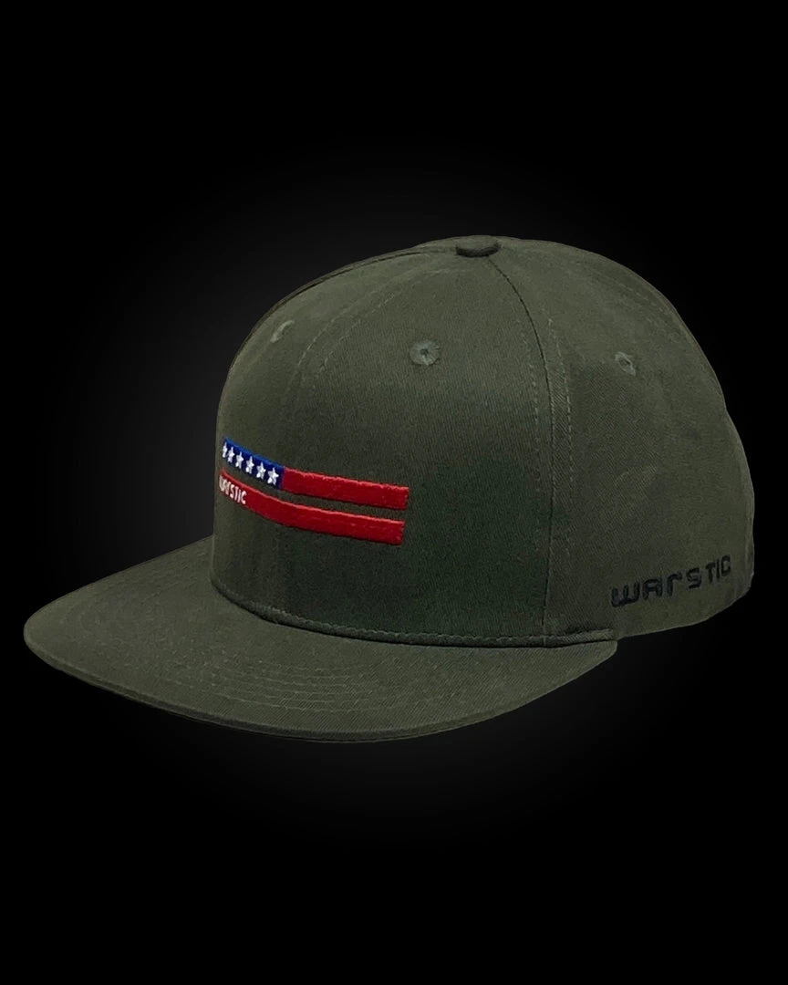 Warstic WARSTRIPE FITTED STRETCH - ARMY GREEN/USA APPAREL 3 Warstic WARSTRIPE FITTED STRETCH - ARMY GREEN/USA APPAREL