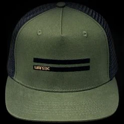 Warstic OFF SEASON SNAPBACK ARMY GREEN/BLACK (WARSTRIPES)