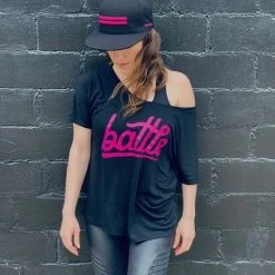 Warstic Sports, Inc BATTLE WOMEN'S TEE (BLACK/PINK) *FINAL SALE* CLEARANCE