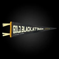 Oxford Pennant GOLD BLACK ATTACK PENNANT ACCESSORIES