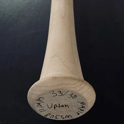 Warstic JUSTIN UPTON "ART OF HITTING" AUTOGRAPHED BAT - GRAY 33/30