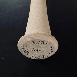 Warstic AUTOGRAPHED ITEMS JUSTIN UPTON "ART OF HITTING" AUTOGRAPHED BAT - GREEN 33/30