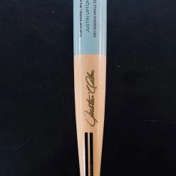 Warstic JUSTIN UPTON "ART OF HITTING" AUTOGRAPHED BAT - SKY BLUE 33/30 AUTOGRAPHED ITEMS
