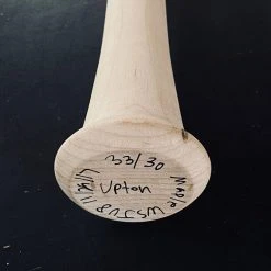 Warstic AUTOGRAPHED ITEMS JUSTIN UPTON "ART OF HITTING" AUTOGRAPHED BAT - PURPLE 33/30