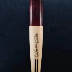 Warstic AUTOGRAPHED ITEMS JUSTIN UPTON "ART OF HITTING" AUTOGRAPHED BAT - MAROON 33/30