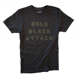 Warstic Sports, Inc APPAREL GOLD BLACK ATTACK TEE (BLACK)