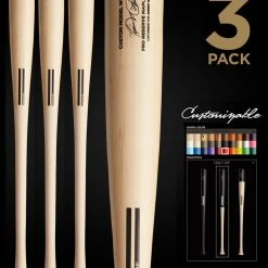 Warstic Sports, Inc MIGUEL CABRERA WSMC24Y YOUTH CUSTOMIZABLE PRO SIGNATURE WOOD BAT 3 PACK CUSTOM PRO