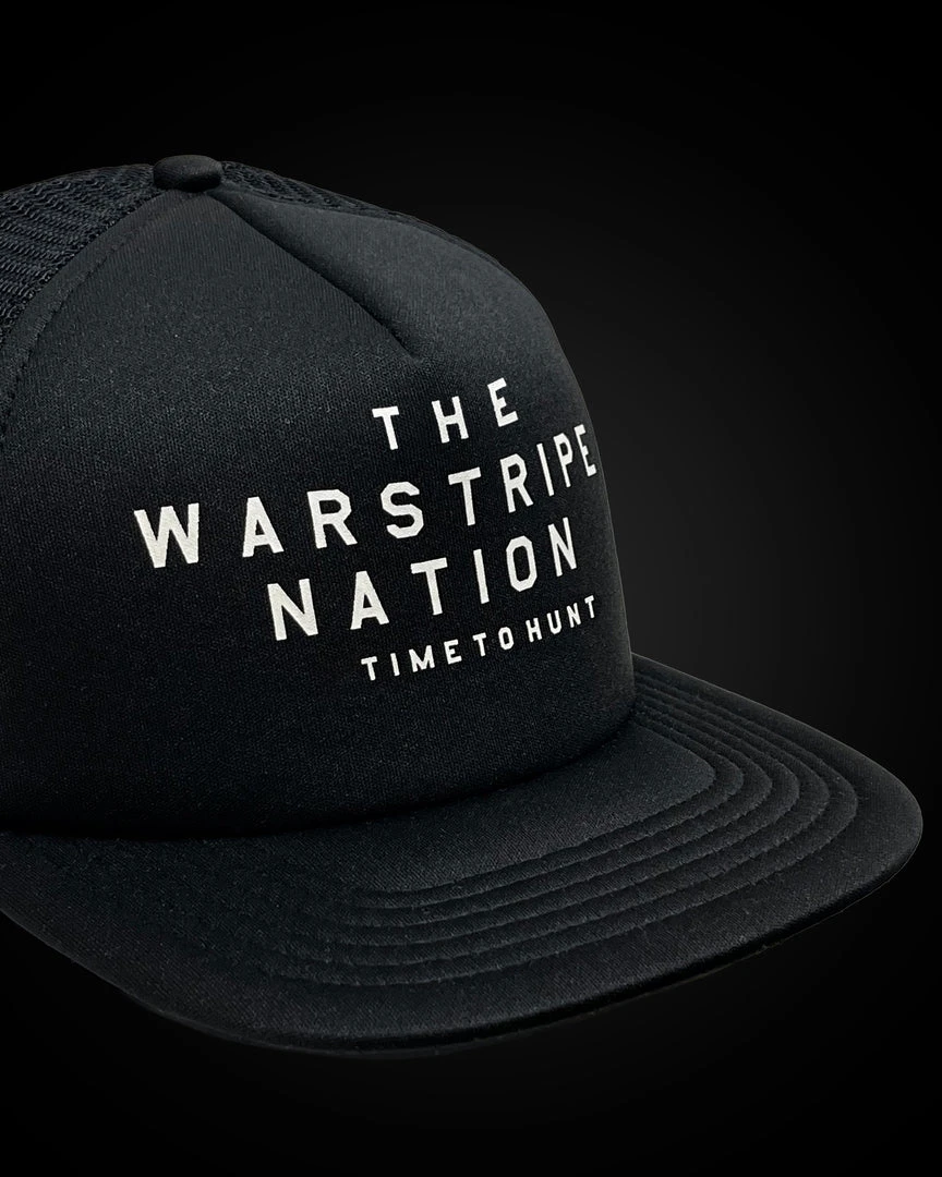 Warstic FOAM TRUCKER SNAPBACK BLACK (WARSTRIPE NATION) 3 Warstic FOAM TRUCKER SNAPBACK BLACK (WARSTRIPE NATION)