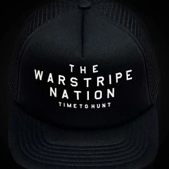 Warstic FOAM TRUCKER SNAPBACK BLACK (WARSTRIPE NATION)