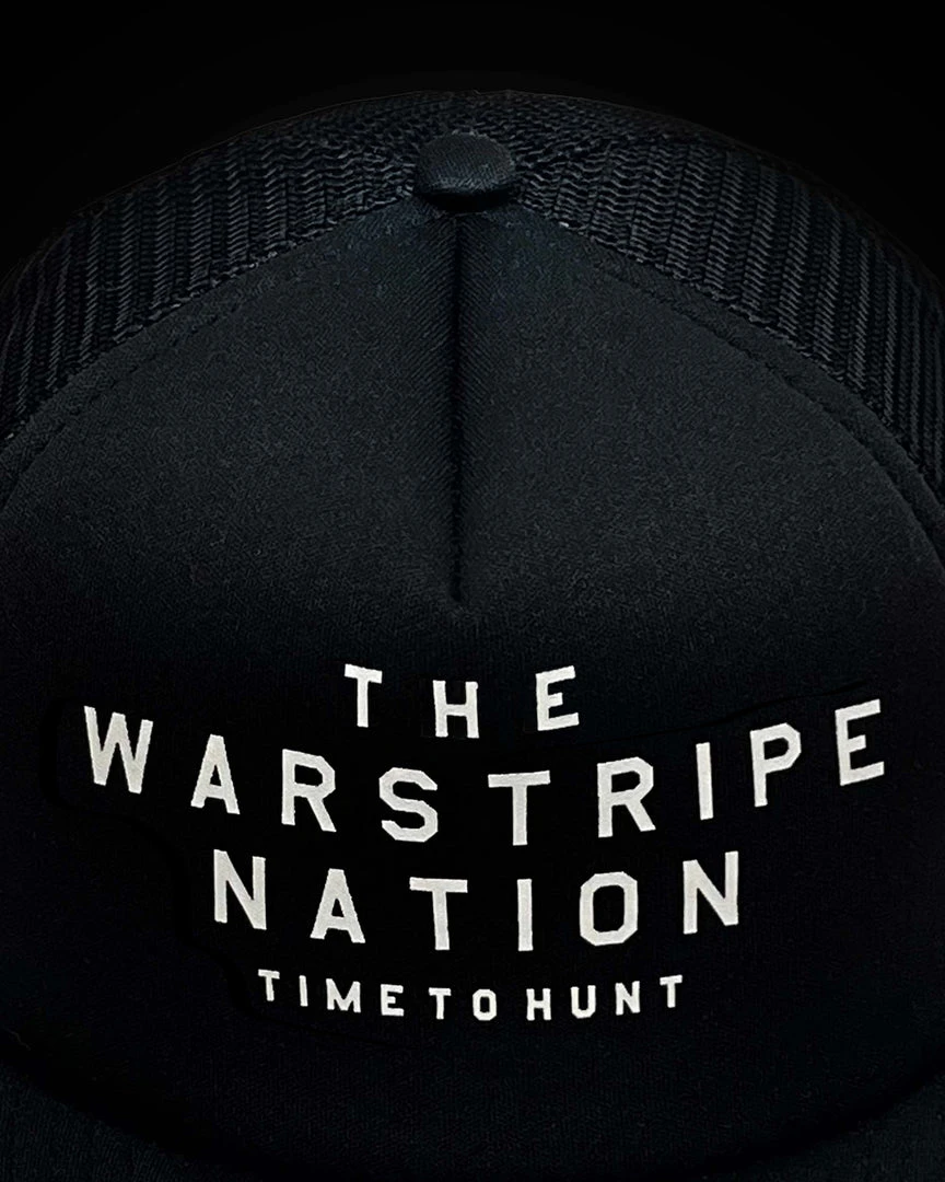 Warstic FOAM TRUCKER SNAPBACK BLACK (WARSTRIPE NATION) 7 Warstic FOAM TRUCKER SNAPBACK BLACK (WARSTRIPE NATION)