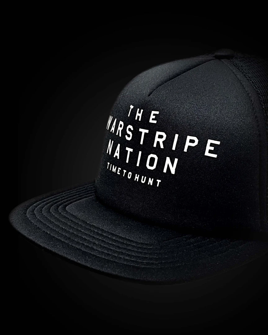 Warstic FOAM TRUCKER SNAPBACK BLACK (WARSTRIPE NATION) 2 Warstic FOAM TRUCKER SNAPBACK BLACK (WARSTRIPE NATION)