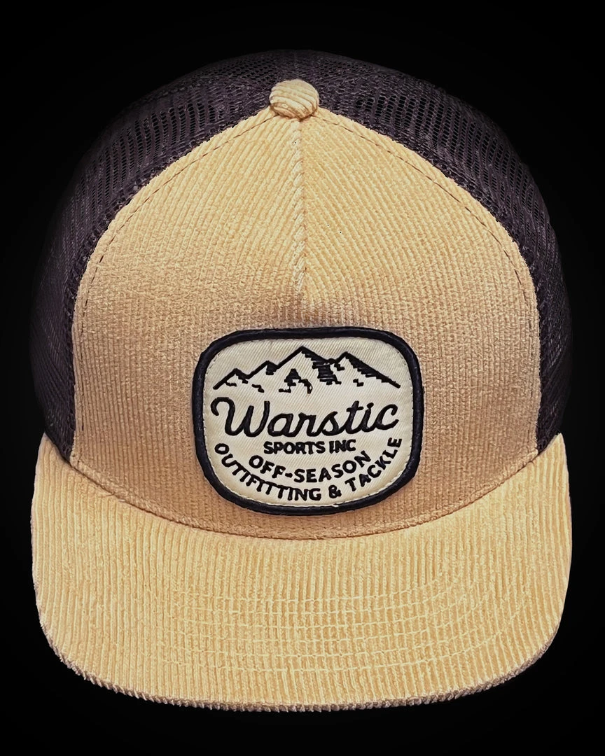 Warstic CORDUROY TRUCKER SNAPBACK KHAKI/TOBACCO (TACKLE) APPAREL 1 Warstic CORDUROY TRUCKER SNAPBACK KHAKI/TOBACCO (TACKLE) APPAREL