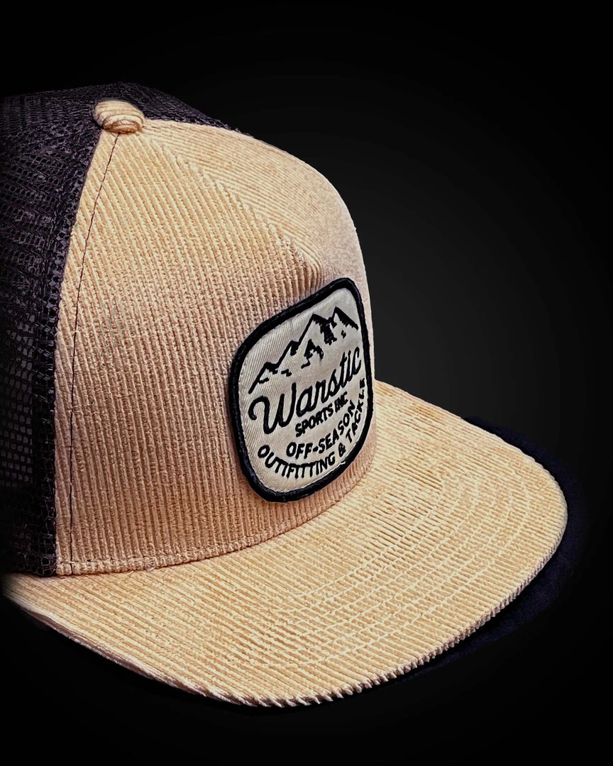 Warstic CORDUROY TRUCKER SNAPBACK KHAKI/TOBACCO (TACKLE) APPAREL 3 Warstic CORDUROY TRUCKER SNAPBACK KHAKI/TOBACCO (TACKLE) APPAREL