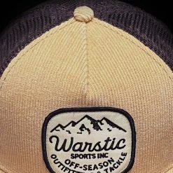 Warstic CORDUROY TRUCKER SNAPBACK KHAKI/TOBACCO (TACKLE) APPAREL 9 Warstic CORDUROY TRUCKER SNAPBACK KHAKI/TOBACCO (TACKLE) APPAREL