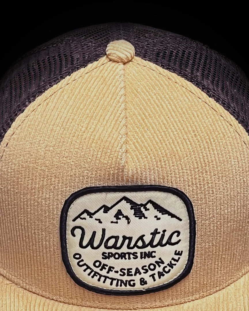Warstic CORDUROY TRUCKER SNAPBACK KHAKI/TOBACCO (TACKLE) APPAREL 4 Warstic CORDUROY TRUCKER SNAPBACK KHAKI/TOBACCO (TACKLE) APPAREL