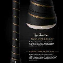 Warstic Sports, Inc BONESABER BLACK COBRA EDITION BBCOR METAL BASEBALL BAT METAL BATS