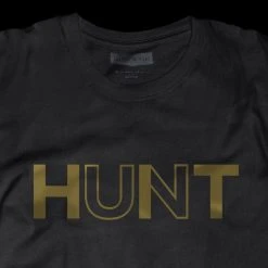 Warstic Sports, Inc APPAREL HUNT/HIT TEE (BLACK/GOLD)
