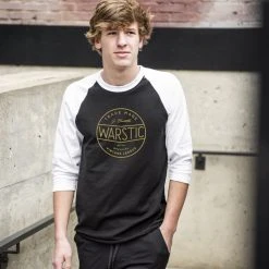 Warstic Sports, Inc APPAREL JACK WHITE SIGNATURE COLLECTION VINTAGE LEAGUE 3/4 SLEEVE