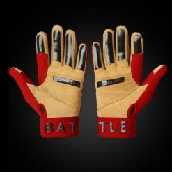 Warstic Sports, Inc WORKMAN3 ADULT & YOUTH BATTING GLOVES "RED/BLACK"