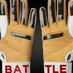 Warstic Sports, Inc WORKMAN3 ADULT & YOUTH BATTING GLOVES "WHITE/RED" 6 Warstic Sports, Inc WORKMAN3 ADULT & YOUTH BATTING GLOVES