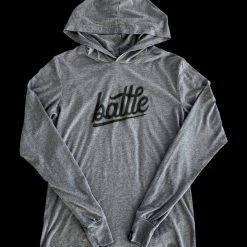 Warstic APPAREL BATTLE LONG SLEEVE HOODIE TEE (GRAY/BLACK/GOLD)