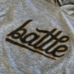 Warstic APPAREL BATTLE LONG SLEEVE HOODIE TEE (GRAY/BLACK/GOLD)